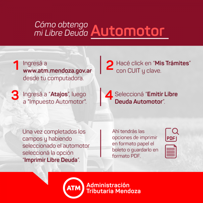 Lee más sobre el artículo ATM: se puede obtener el libre deuda de Automotor por internet